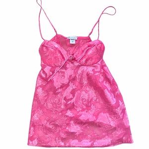 Y2K Pink Intimate Lingerie Top